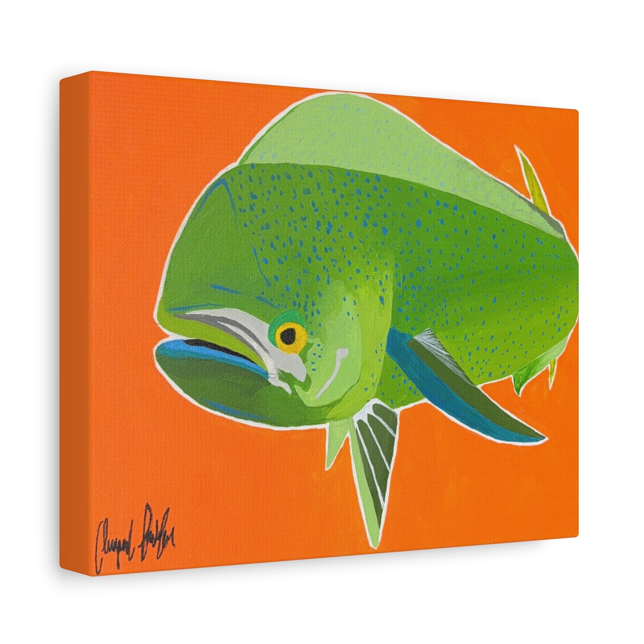 Funky Mahi — Vibrant Acrylic Tropical Fish Wall Art