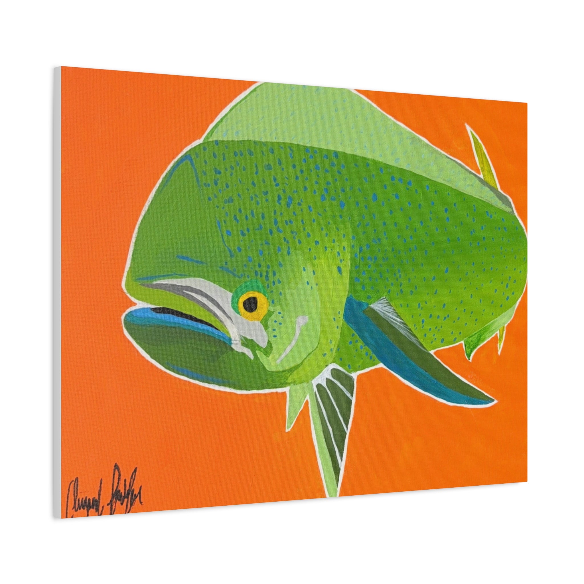 Funky Mahi — Vibrant Acrylic Tropical Fish Wall Art