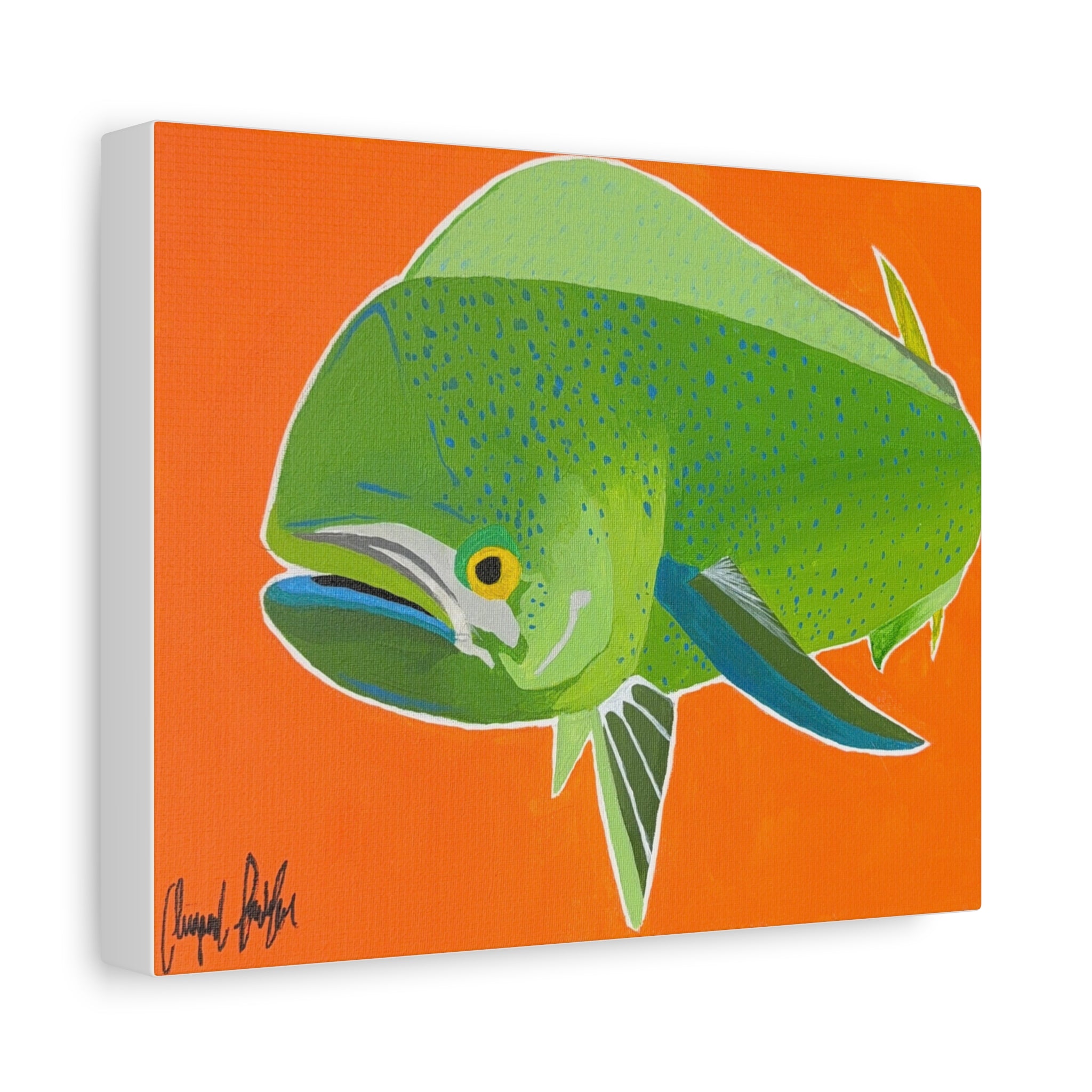 Funky Mahi — Vibrant Acrylic Tropical Fish Wall Art