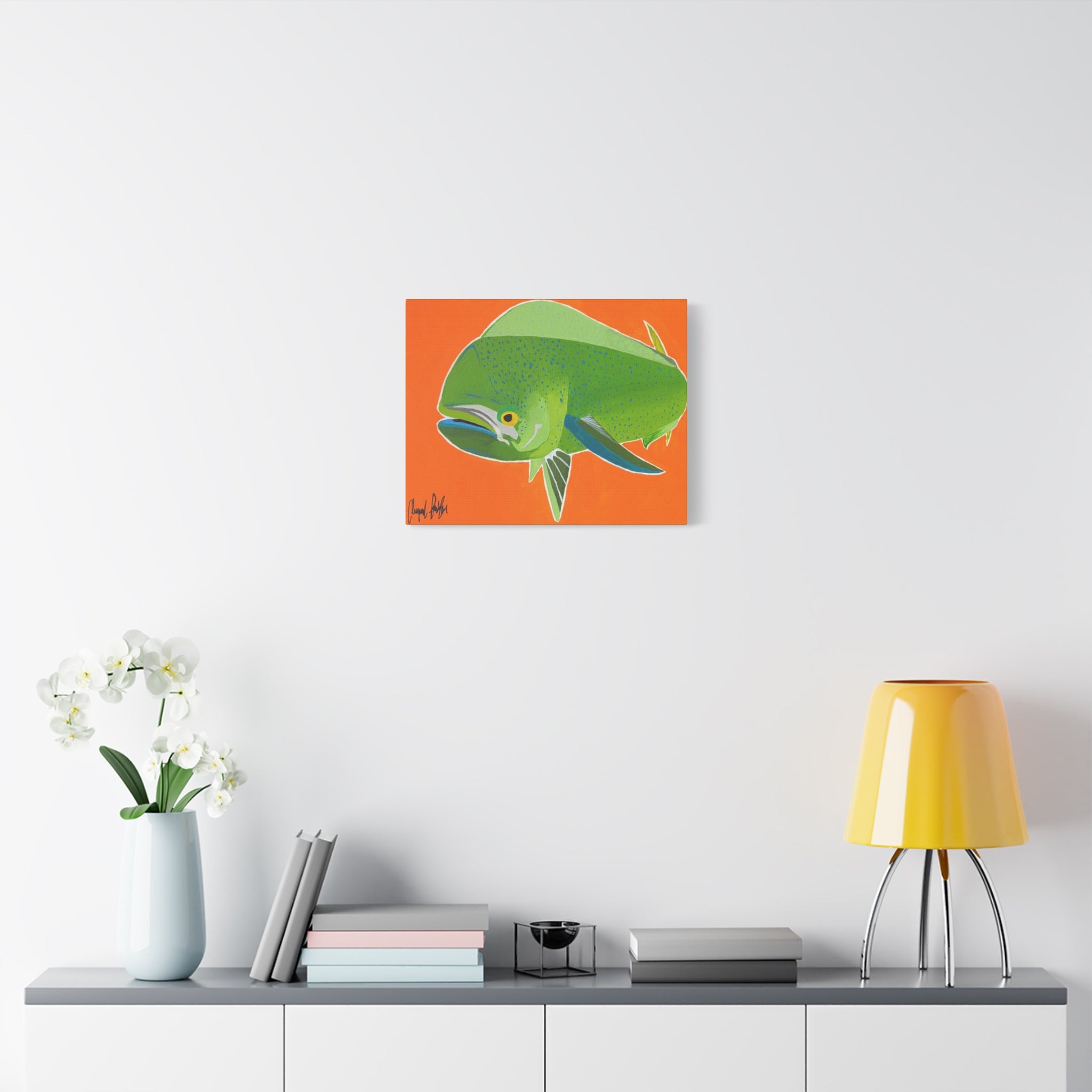 Funky Mahi — Vibrant Acrylic Tropical Fish Wall Art